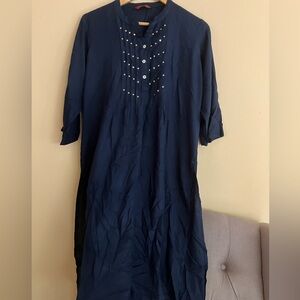 Navy Kurta (long tunic) size xxl (14)